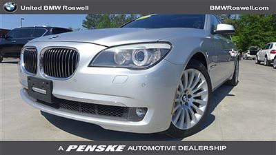 BMW : 7-Series 750Li 750 li 7 series low miles 4 dr sedan automatic gasoline 4.4 l v 8 dohc 32 v silver