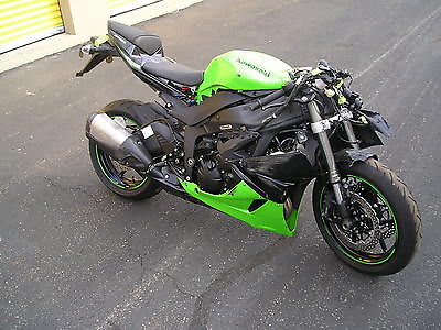 Kawasaki : Ninja 2010 kawasaki zx 6 r clear title crashed bike