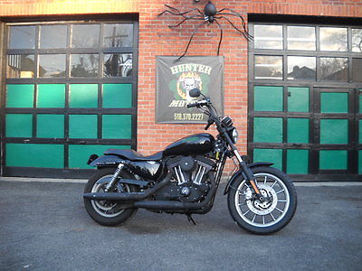 Harley-Davidson : Sportster 2008 harley davidson xl 1200 r roadster nightster bobber blacked out 19 098 miles