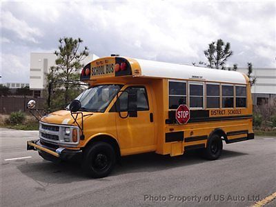 Chevrolet : Express School Bus 1999 chevrolet express school bus wheelchair lift duramax diesel 11 passenger fl