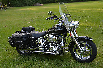 Harley-Davidson : Softail 2003 harley davidson heritage 100 year anniversary motorcycle excellent