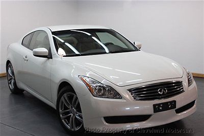Infiniti : G 2dr Journey RARE WHITE 08 INFINITI G37 COUPE MINT LOW MILES CLEAN CARFAX JOURNEY