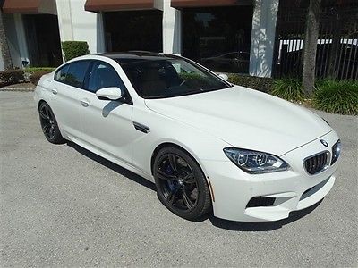 BMW : M6 Base Sedan 4-Door 2014 bmw m 6 gran coupe alpine white competition package bang oulfsen loaded