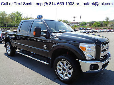 Ford : F-350 Contact Scott Long @ 814-659-1908 or Lauford@aol 2011 f 350 crew cab 4 x 4 powerstroke diesel lariat tuxedo black 4 wd camera video
