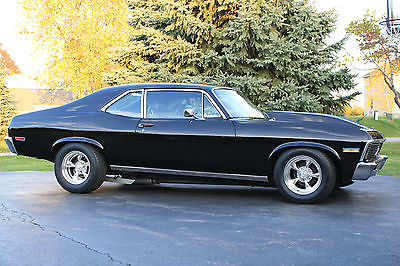 Chevrolet : Nova BLACK 1972 chevy nova