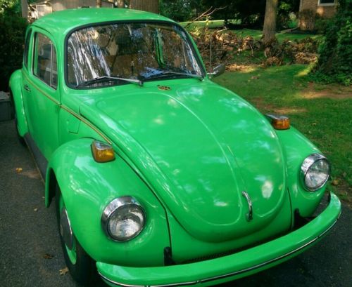 Volkswagen : Beetle - Classic Sedan 1973 vw volkswagen super beetle green