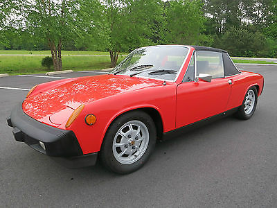 Porsche : 914 2 door, 2-seater 1975 porsche 914 1.8 l in red orange atlanta ga awesome car runs perfectly