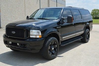 Ford : Excursion Limited 2004 black edition excursion limited 4 x 4 75000 miles