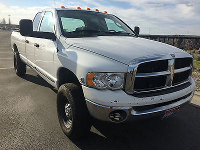 Dodge : Ram 3500 QUAD CAB, SLT, POWER DRIVER SEAT, LONGBED 2005 dodge ram 3500 4 wd cummins 5.9 turbo diesel quad cab longbed 2 nd owner