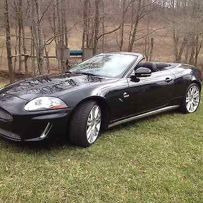 Jaguar : XKR CONVERTIBLE 2010 xkr xk supercharged convertible only 16 600 miles
