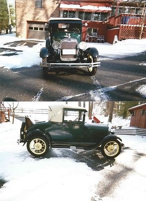 Ford : Model A Sport 1929 ford model a sport coupe w rumble seat