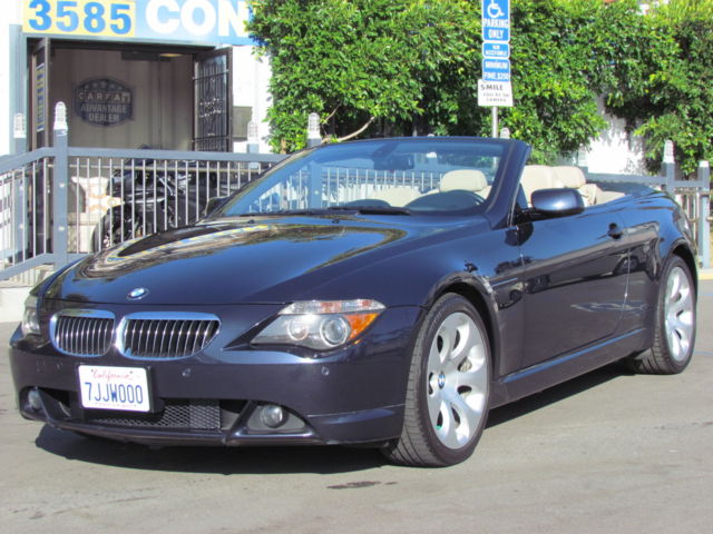 BMW : 6-Series 2dr Cabriole 2007 bmw 650 i convertible premium nav comfort acc heated heads up 2 nd onwer nr
