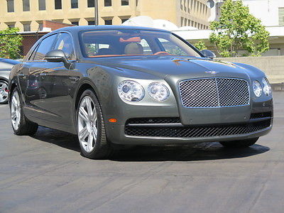 Bentley : Flying Spur in Cypress with only 4,066 miles! 2015 bentley flying spur in cypress with saffron low miles
