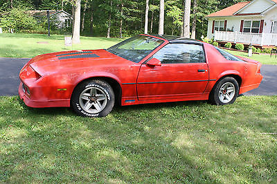 Chevrolet : Camaro Z28 1987 chevrolet camaro z 28 red with t tops
