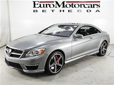 Mercedes-Benz : CL-Class 2dr Coupe CL63 AMG RWD performance pkg matte grey mercedes benz cl63 amg cl 63 2013 black leather used