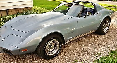 Chevrolet : Corvette Base Coupe 2-Door 1977 chevy chevrolet corvette t tops rally rims runs strong too fast to keep