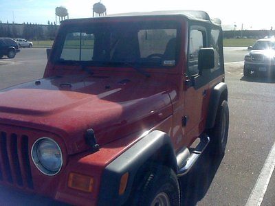 Jeep : Wrangler SE Sport Utility 2-Door Used Jeep Wrangler!!!! Great Price!!! LOW MILLAGE!!!