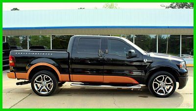 Ford : F-150 F-150 HARLEY DAVIDSON 4 DOOR CREW CAB HD 105TH ANN 2008 105 th anniv harley davidson crew cab 1 owner 49 k 22 wheels nav 2 tone lthr