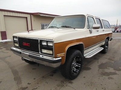 GMC : Suburban 2500 1989 gmc suburban 3 4 ton fuel injected 350 new paint