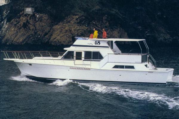 1982  Uniflite  48 Yacht Fisherman