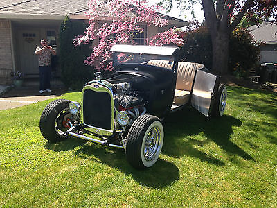 Ford : Model A BLACK 29 ford highboy roadster all henry ford steel new hotrodz black paint