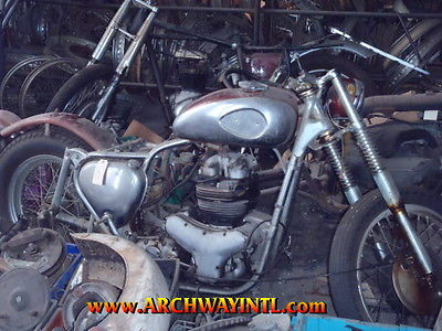 BSA : (PRE-UNIT) 1959 bsa 650 parts bike