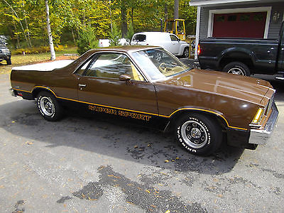 Chevrolet : El Camino SuperSport Two-owner,all original,only 49560 miles! True SS w/ 305-V8 4-spd Positraction!