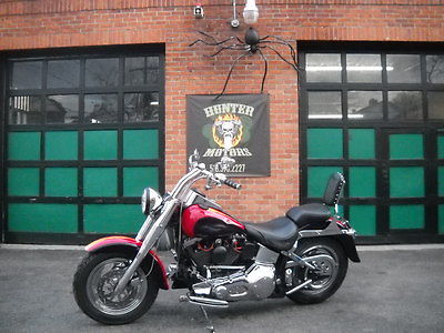Harley-Davidson : Softail 1999 harley davidson flstf fatboy evo custom paint billet rims ready to ride