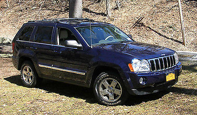 Jeep : Grand Cherokee Limited Sport Utility 4-Door 2005 jeep grand cherokee limited hemi v 8 5.7 l dk blue