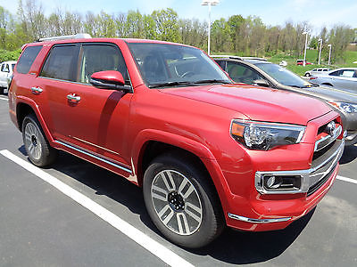 Toyota : 4Runner Contact Internet Dept at 814-659-1908 New 2015 4Runner Limited 4x4 Navigation Barcelona Red 4WD Sunroof Leather Camera