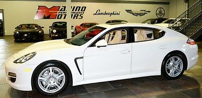 Porsche : Panamera S 2011 panamera s rare white on white low miles loaded with options florida