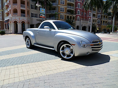 Chevrolet : SSR Base Convertible 2-Door 2004 chevrolet ssr convertible clean tow package warranty car cover 13 k miles