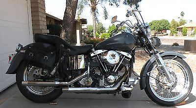 Harley-Davidson : Touring 1977 fx custom built for high speed highway cruising at low rpm s