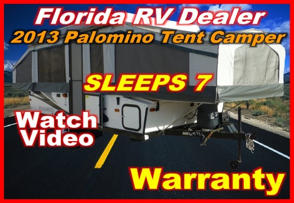 2013  Forest River  Palomino Tent Camper 4127