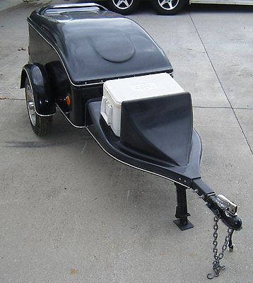 2005 Time-Out Pull Behind Camping Cargo Motorcycle Trailer Harley Honda Indian