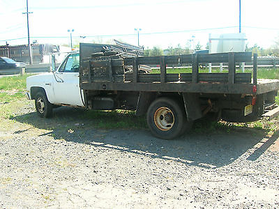 GMC : Sierra 3500 flat bed 1984 gmc s 3500 flat bed work truck