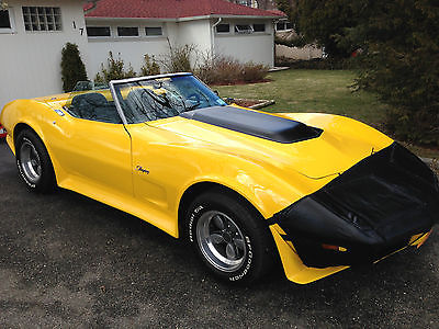 Chevrolet : Corvette Stingray Convertible 1974 corvette stingray convertible restomod 4 speed 400 horsepower