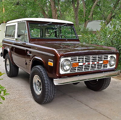 Ford : Bronco EARLY BRONCO 1971 ford bronco w factory 302 automatic a c power steering power brakes