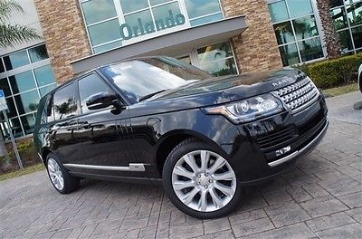 Land Rover : Range Rover Supercharged LWB 2014 range rover long wheel base nav rear ent loaded one owner