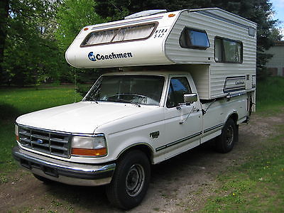 Coachman Camper 96 F-350 7.3 powerstroke diesel pickup truck 4x2