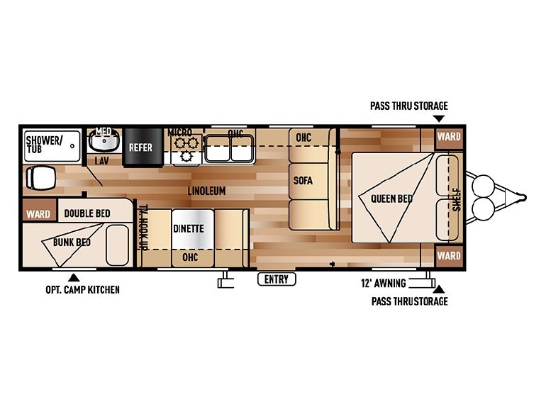 2015 Forest River Wildwood X-Lite 261BHXL