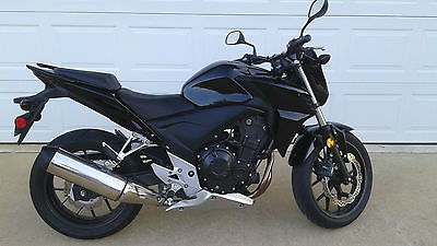 Honda : CB HONDA CB500F Naked Streetbike Motorcycle 2013 Black Low Miles Garage Kept