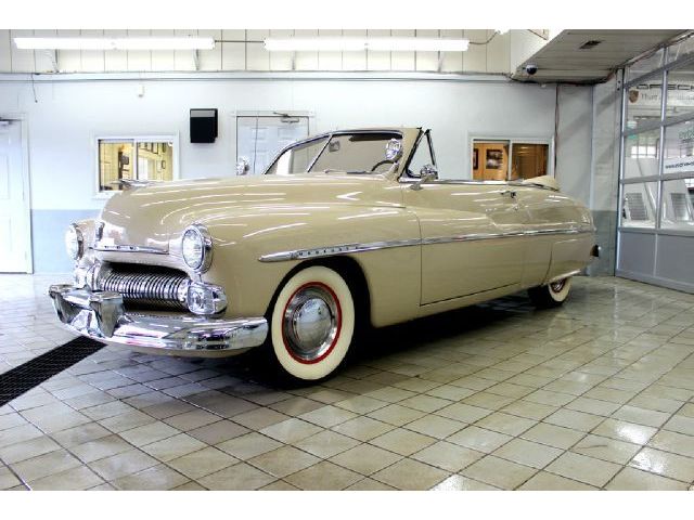 Mercury : Other Convertible 1950 mercury 8 convertible flat head merc over drive restored private collection
