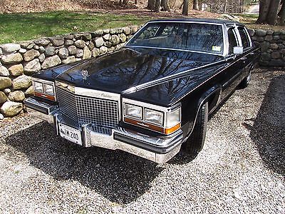 Cadillac : Brougham Chrome 1987 cadillac brougham garage kept with under 40 k miles all original
