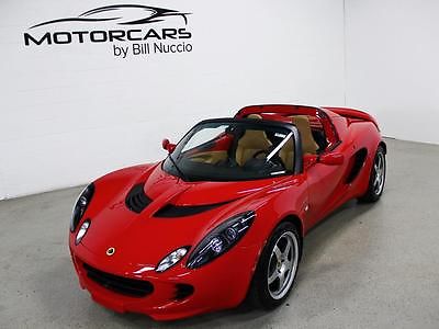 Lotus : Elise SC Conv 2008 lotus elise sc ardent red biscuit 17 k miles cup wheels touring pack