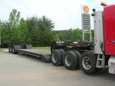 1999 XL90 RGN STRETCH TRAILER  45 TON 3 AXLES NOT A FLIP  27' CLOSED 46' OPEN