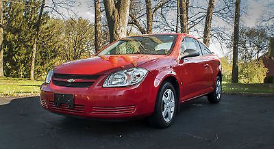 Chevrolet : Cobalt LS Coupe 2-Door Clean 2007 Red Chevy Cobalt LOW MILES
