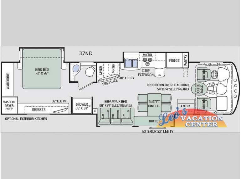 2015 Thor Motor Coach Challenger 37ND