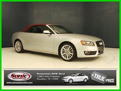 Audi : A5 Premium Plus Cabriolet Navigation Camera Leather 2010 premium plus 2 dr cabriolet cvt fronttrak used turbo 2 l i 4 16 v automatic