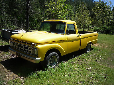 Ford : F-100 custom cab , short bed 1965 ford f 100 swb 2 ford trucks for sale 1 price